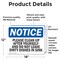 Signmission Please Clean Up After Yourself And Do Not, 18 in W x Rectangle, Vinyl Decal OS-2PACK-NS-D-1218-L-17349 - alternate 2